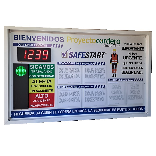 Contador de Días Sin Accidentes y Semáforo